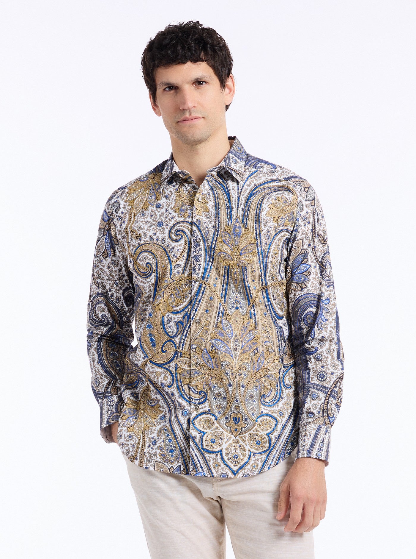 LIMITED EDITION THE LANSKY LOOK LONG SLEEVE BUTTON DOWN SHIRT