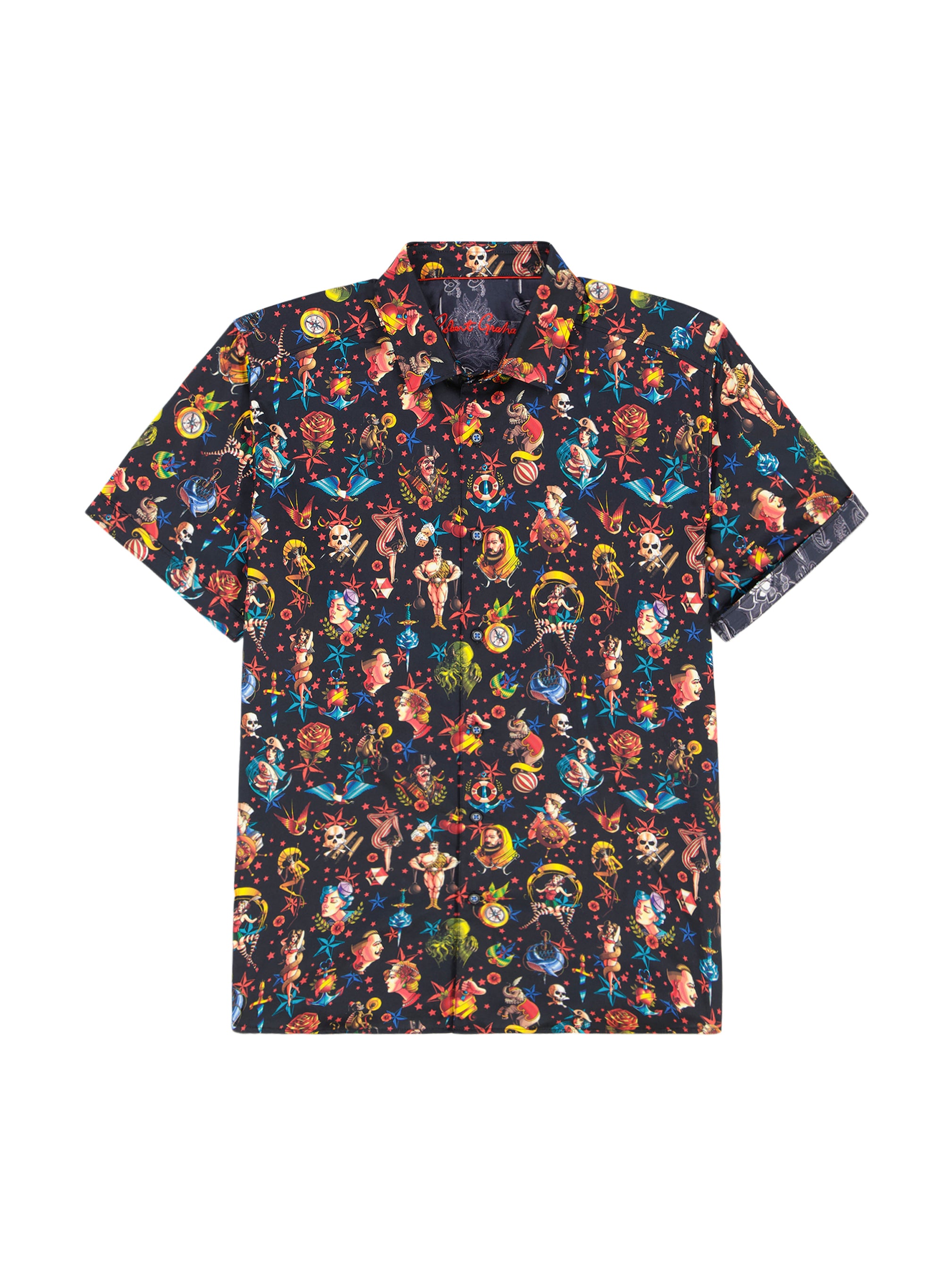 CARNI SHORT SLEEVE BUTTON DOWN SHIRT