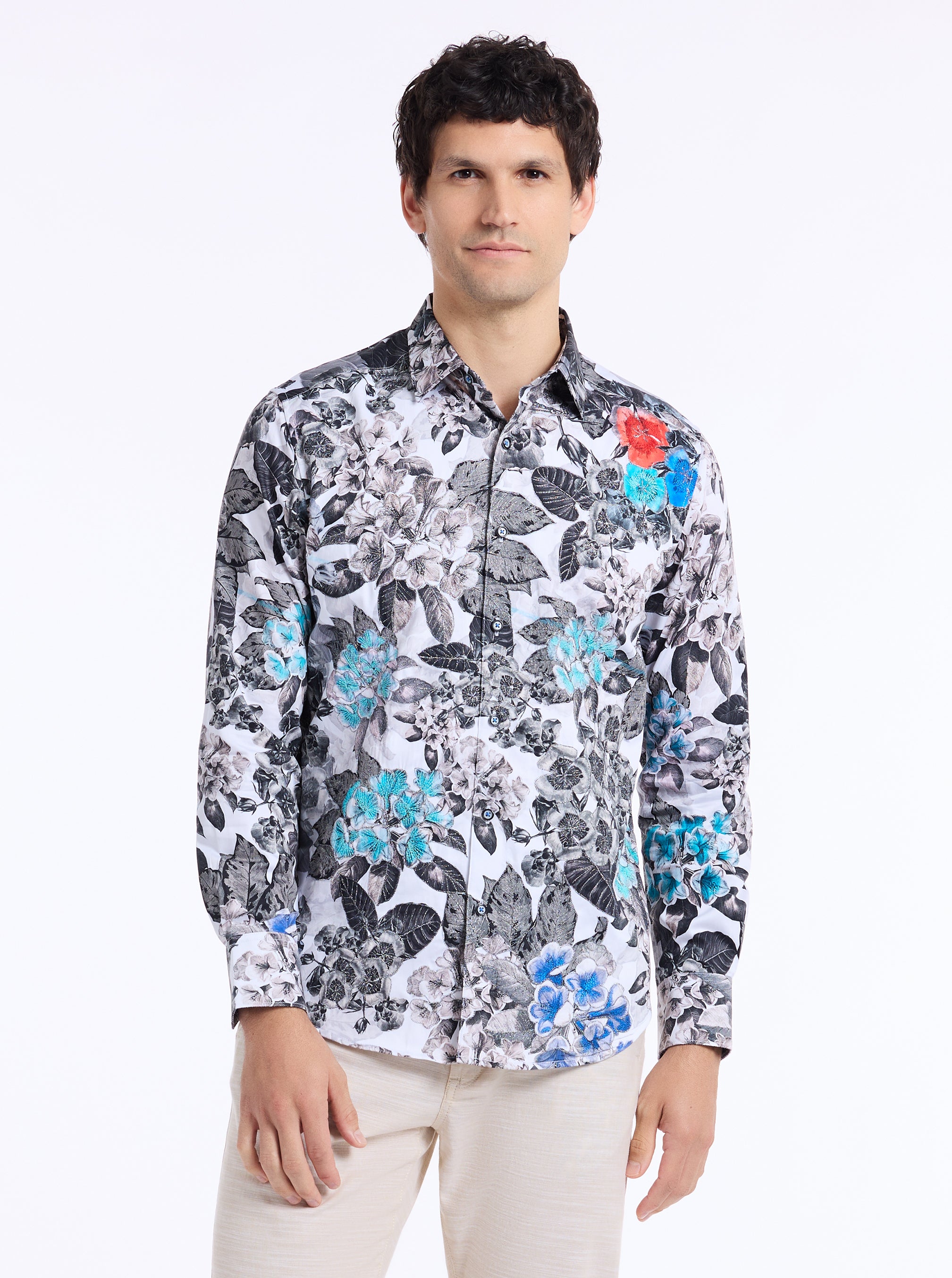 ELMINGTON LONG SLEEVE BUTTON DOWN SHIRT