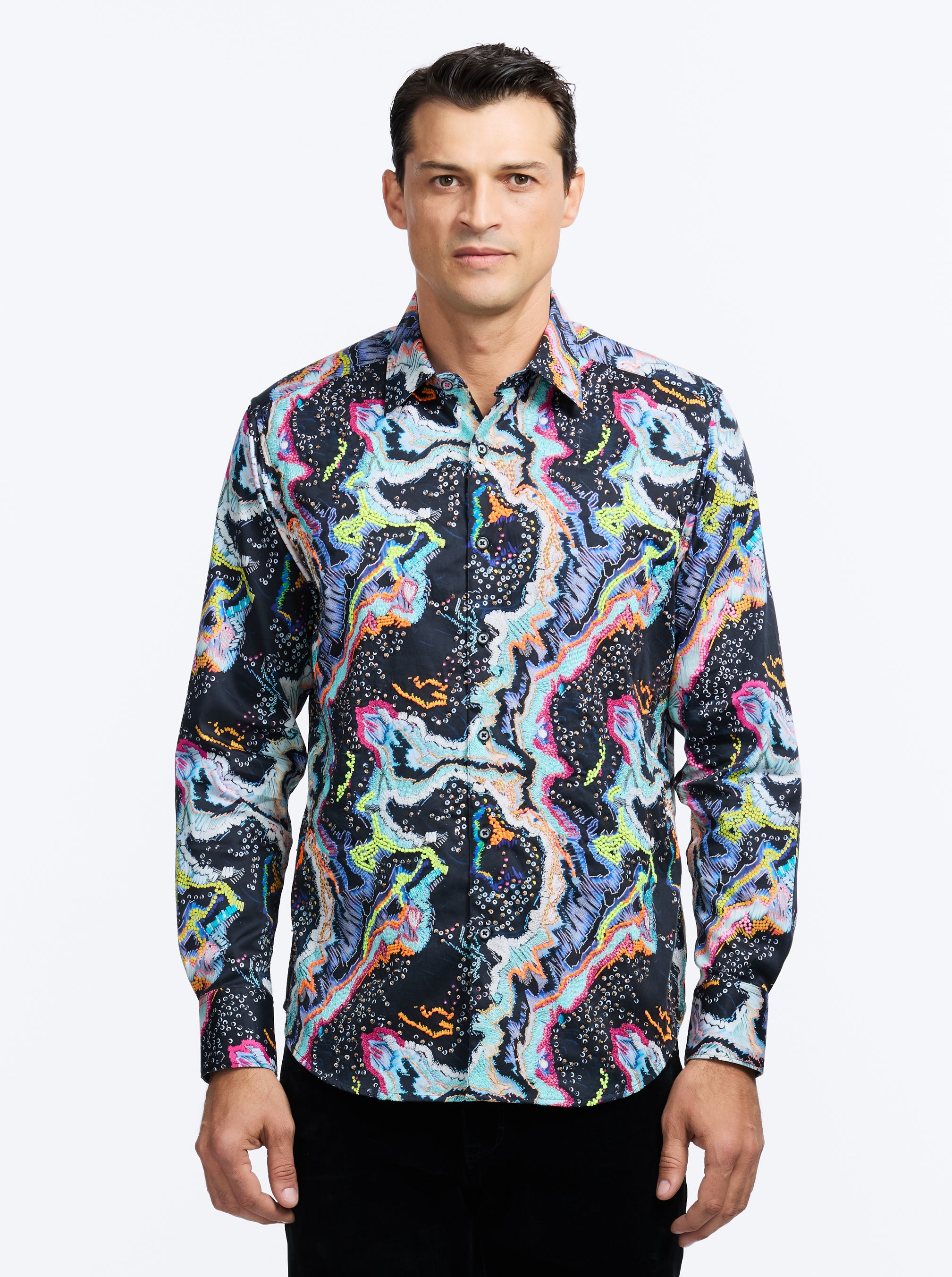 COBEK LONG SLEEVE BUTTON DOWN SHIRT