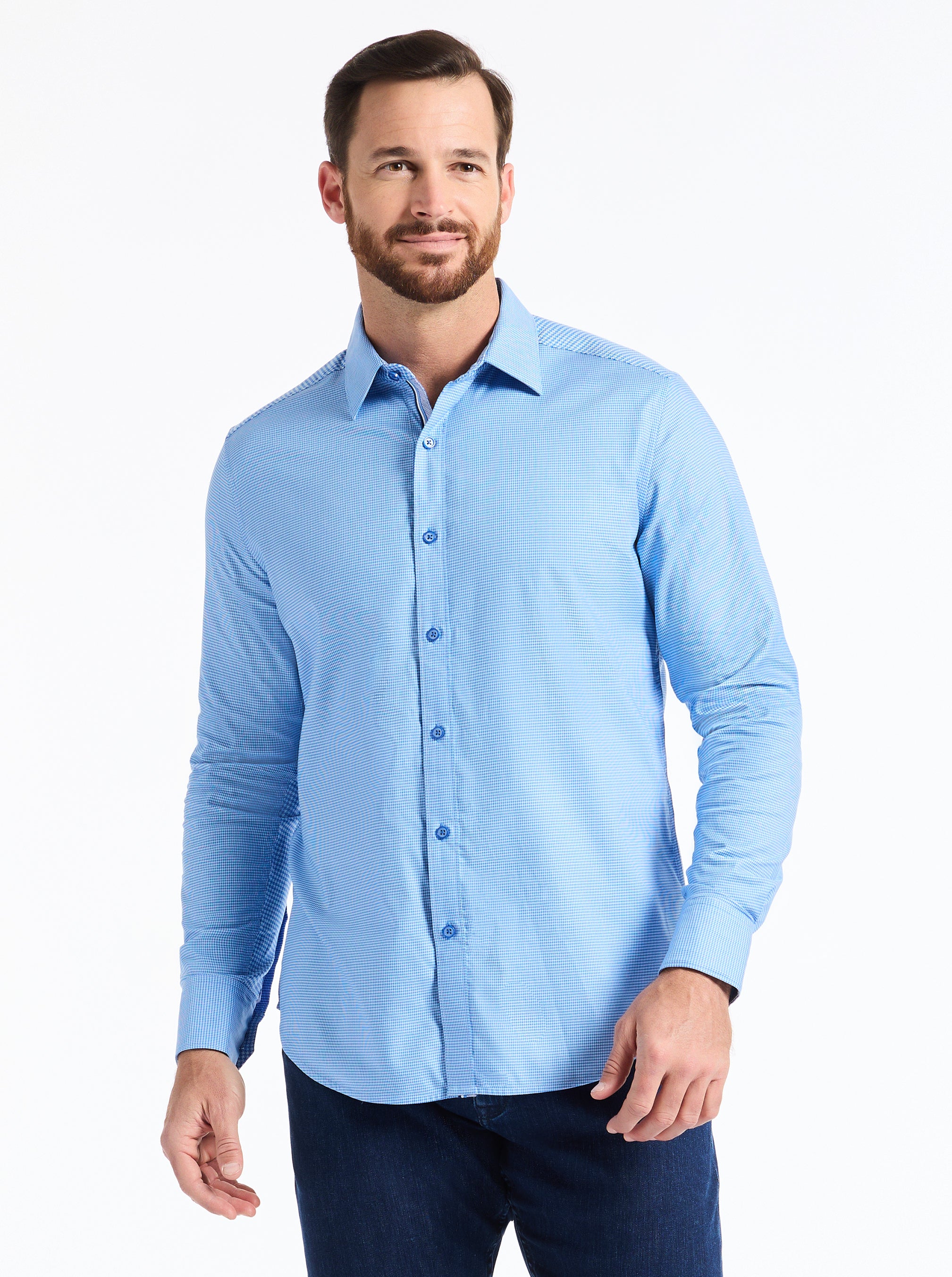 KENMARE LONG SLEEVE BUTTON DOWN SHIRT