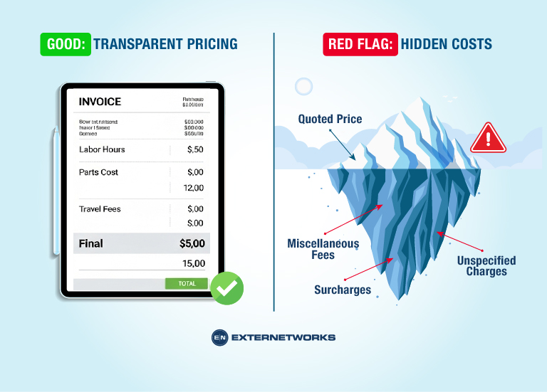 Transparent Pricing and Hidden Costs