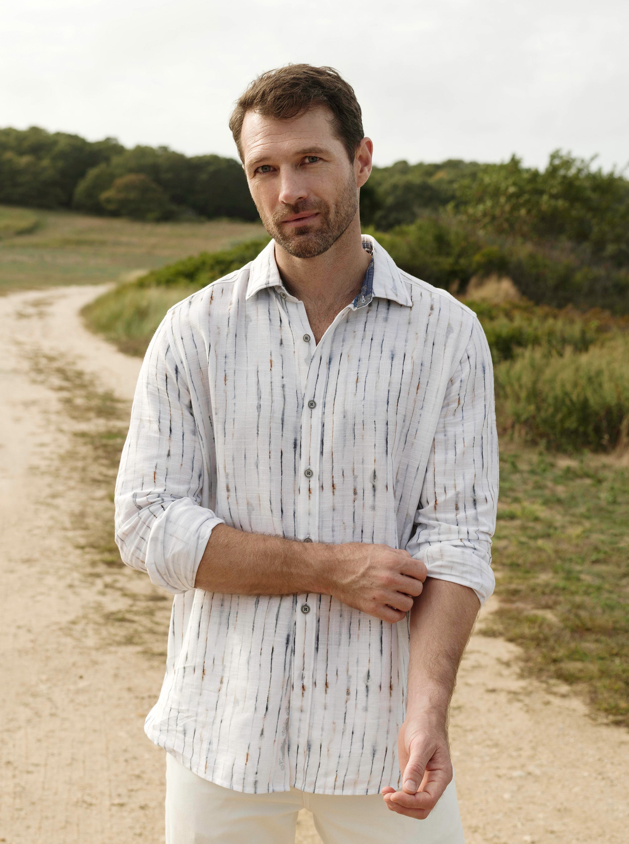 BRADLAUGH LONG SLEEVE BUTTON DOWN SHIRT